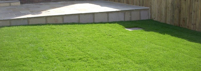 Garden turfing